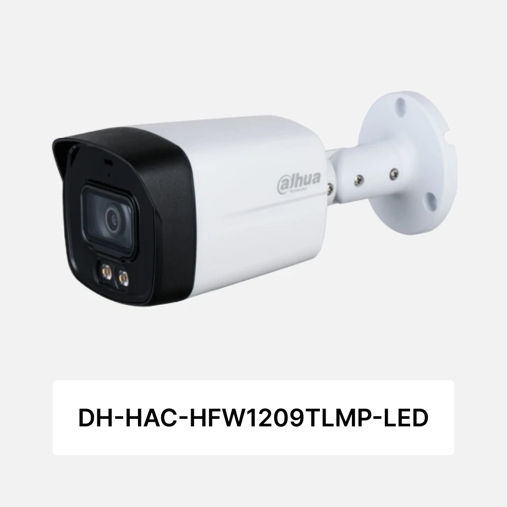 دوربین بولت داهوا 2 مگاپیکسل مدل DH-HAC-HFW1209TLMP-LED