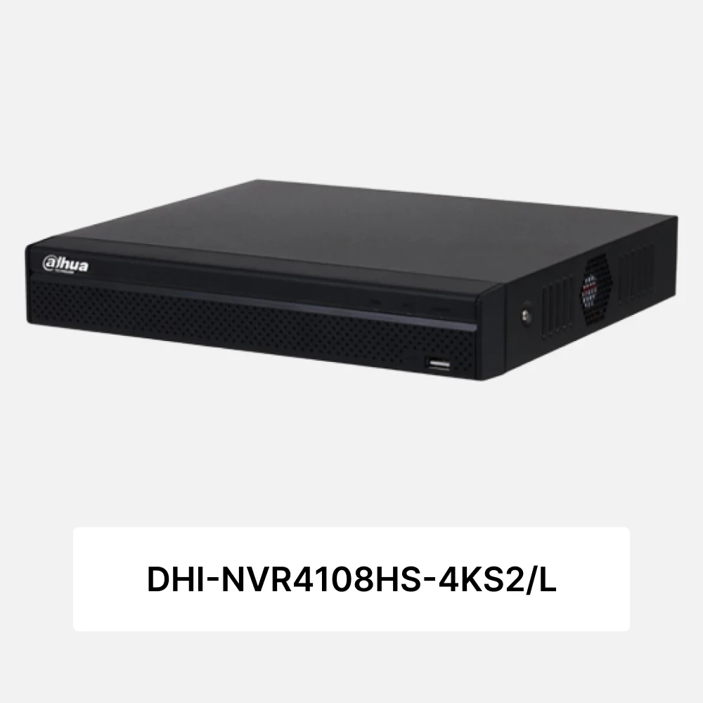 دستگاه NVR داهوا 8 کانال مدل DHI-NVR4108HS-4KS2/L