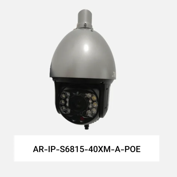 دوربین اسپید دام 8 مگاپیکسل آریو مدل AR-IP-S6815-40XM-A-POE