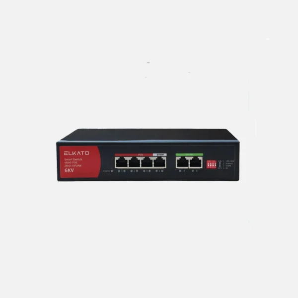 سوئیچ شبکه 4 پورت POE الکاتو مدل EL-1SB0420BP-65W VERSION2