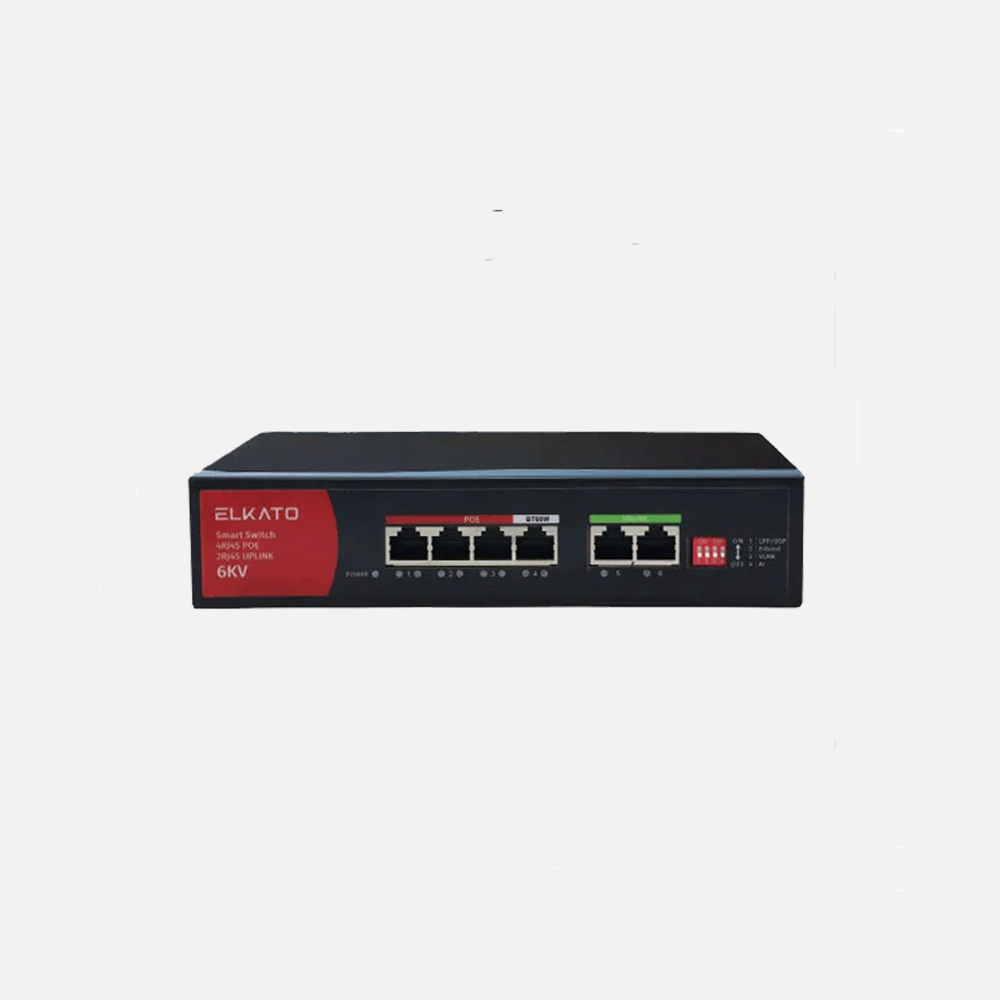 سوئیچ شبکه 4 پورت POE الکاتو مدل EL-1SB0420BP-65W VERSION2