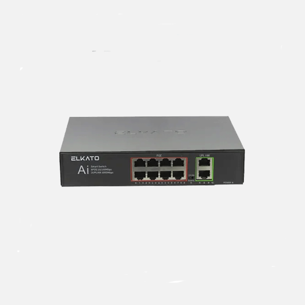 سوئیچ شبکه 8 پورت POE الکاتو مدل EL-1SB0820GP-120W